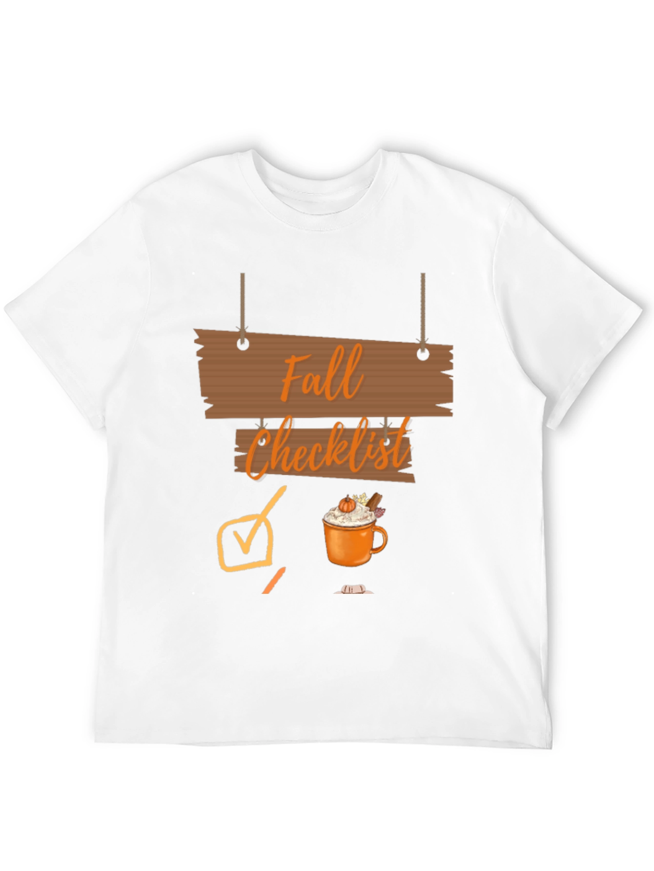 Fall Checklist Graphic T-Shirt