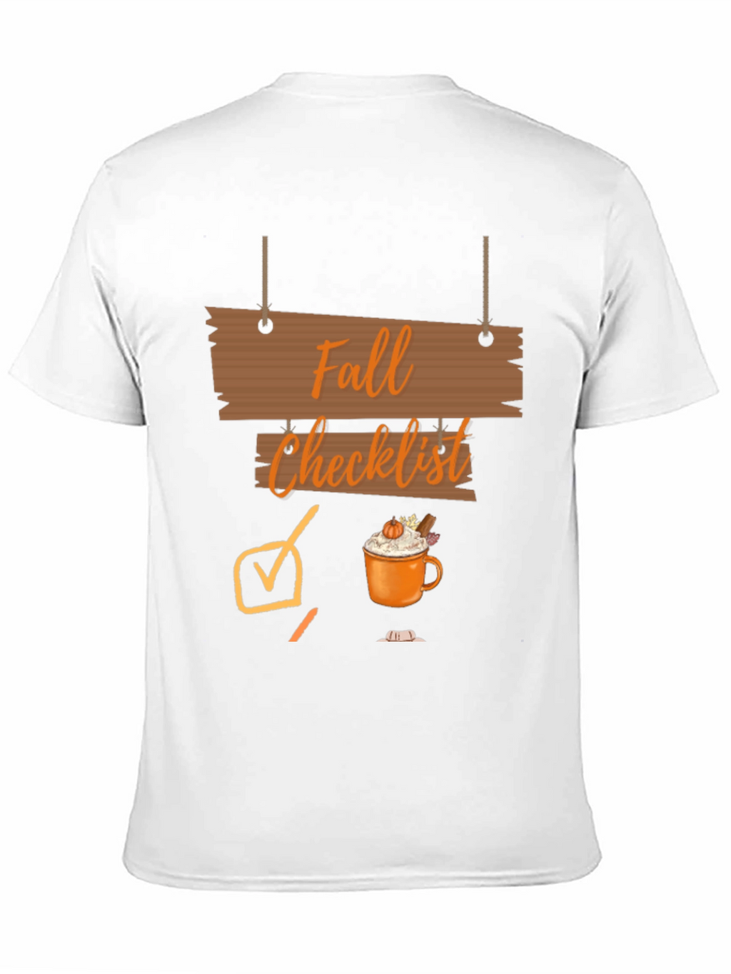 Fall Checklist Graphic T-Shirt