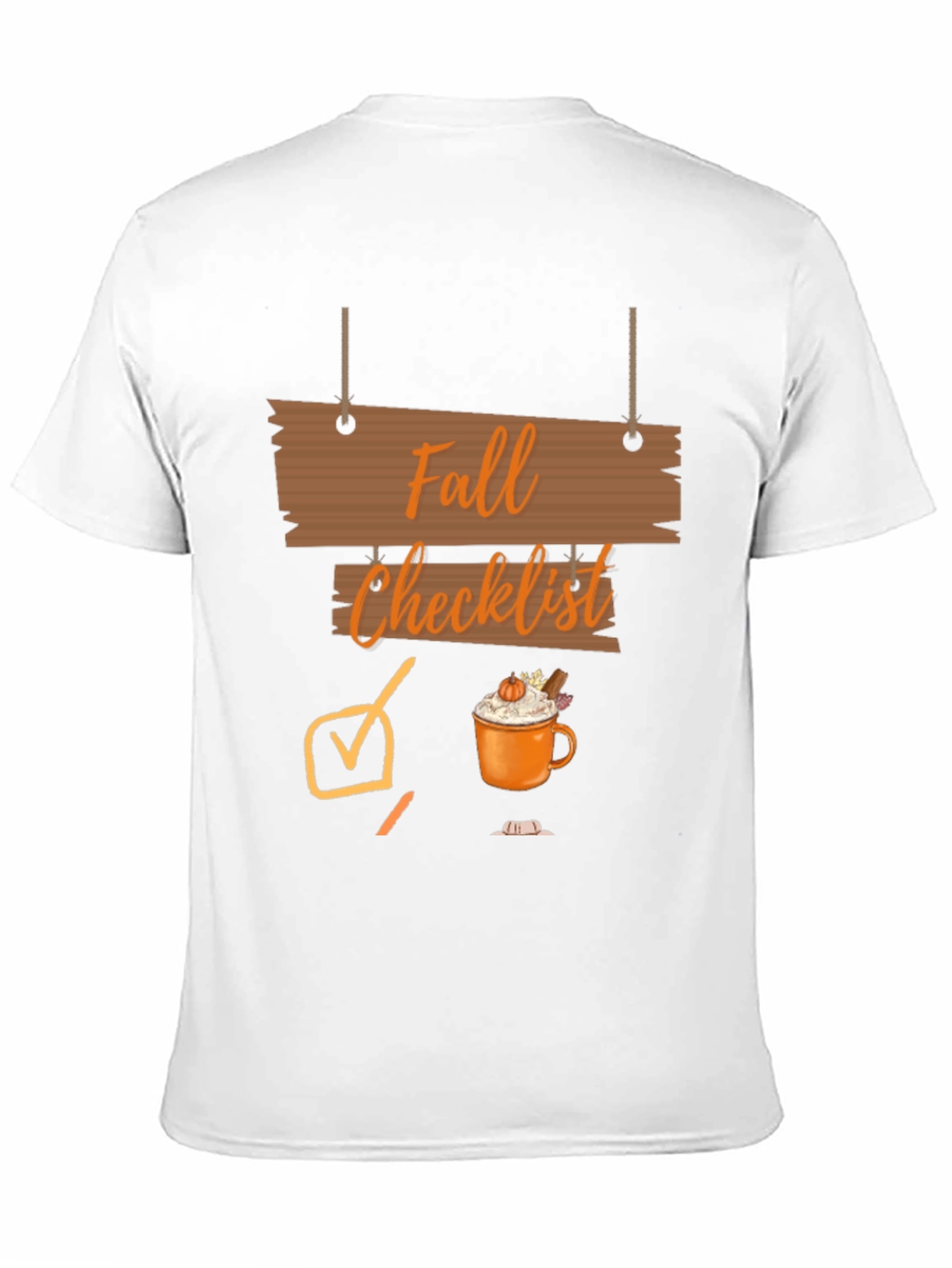 Fall Checklist Graphic T-Shirt