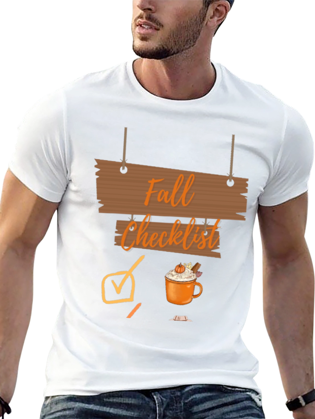 Fall Checklist Graphic T-Shirt