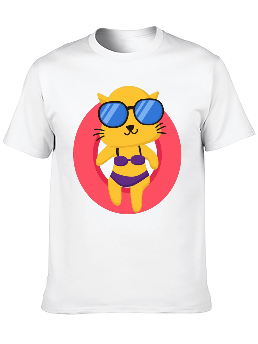 Cat in Bikini T-Shirt