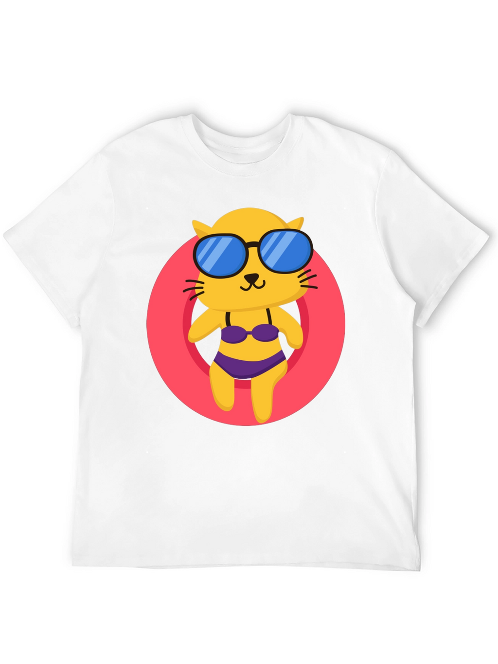 Cat in Bikini T-Shirt