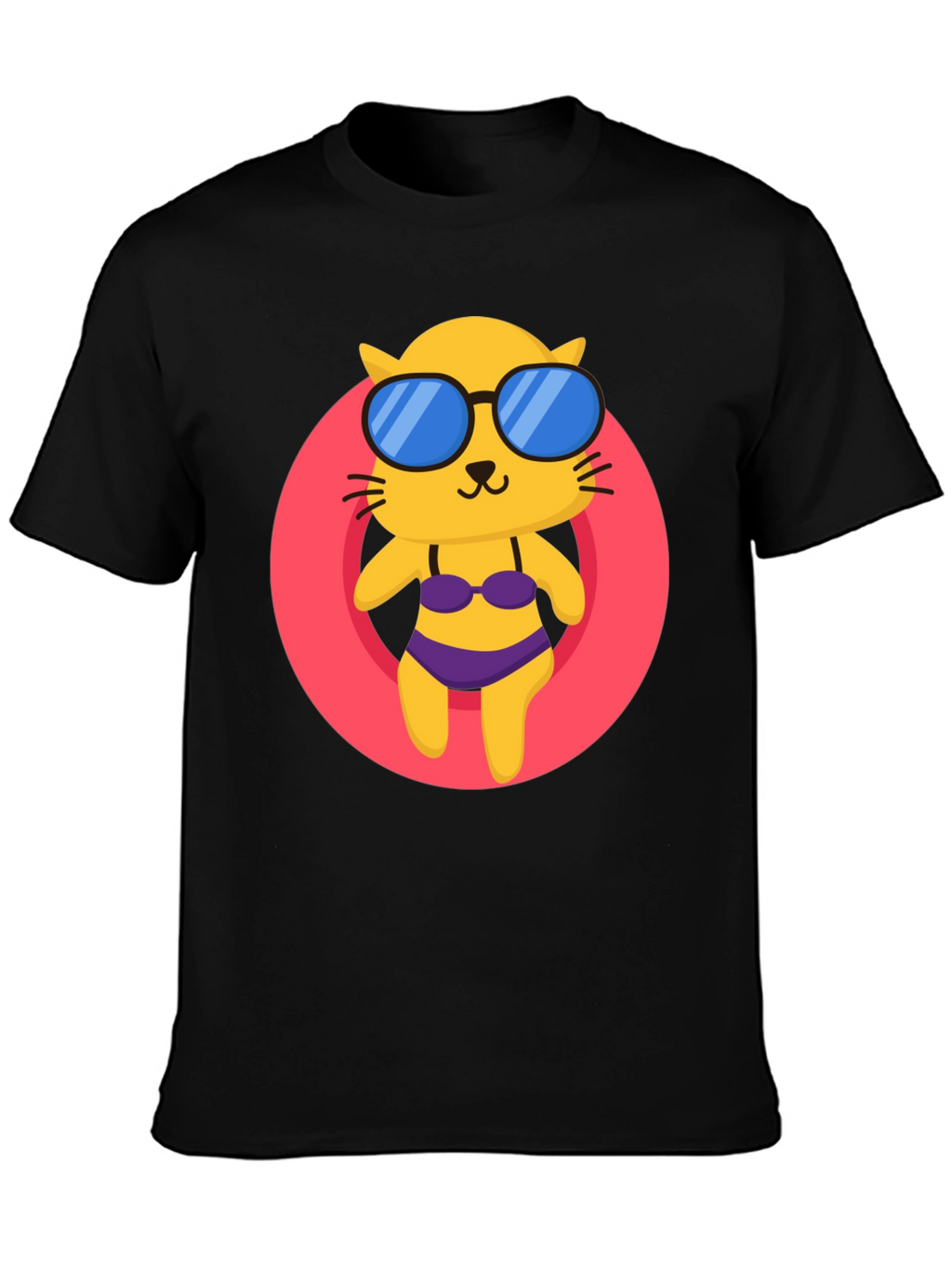 Cat in Bikini T-Shirt
