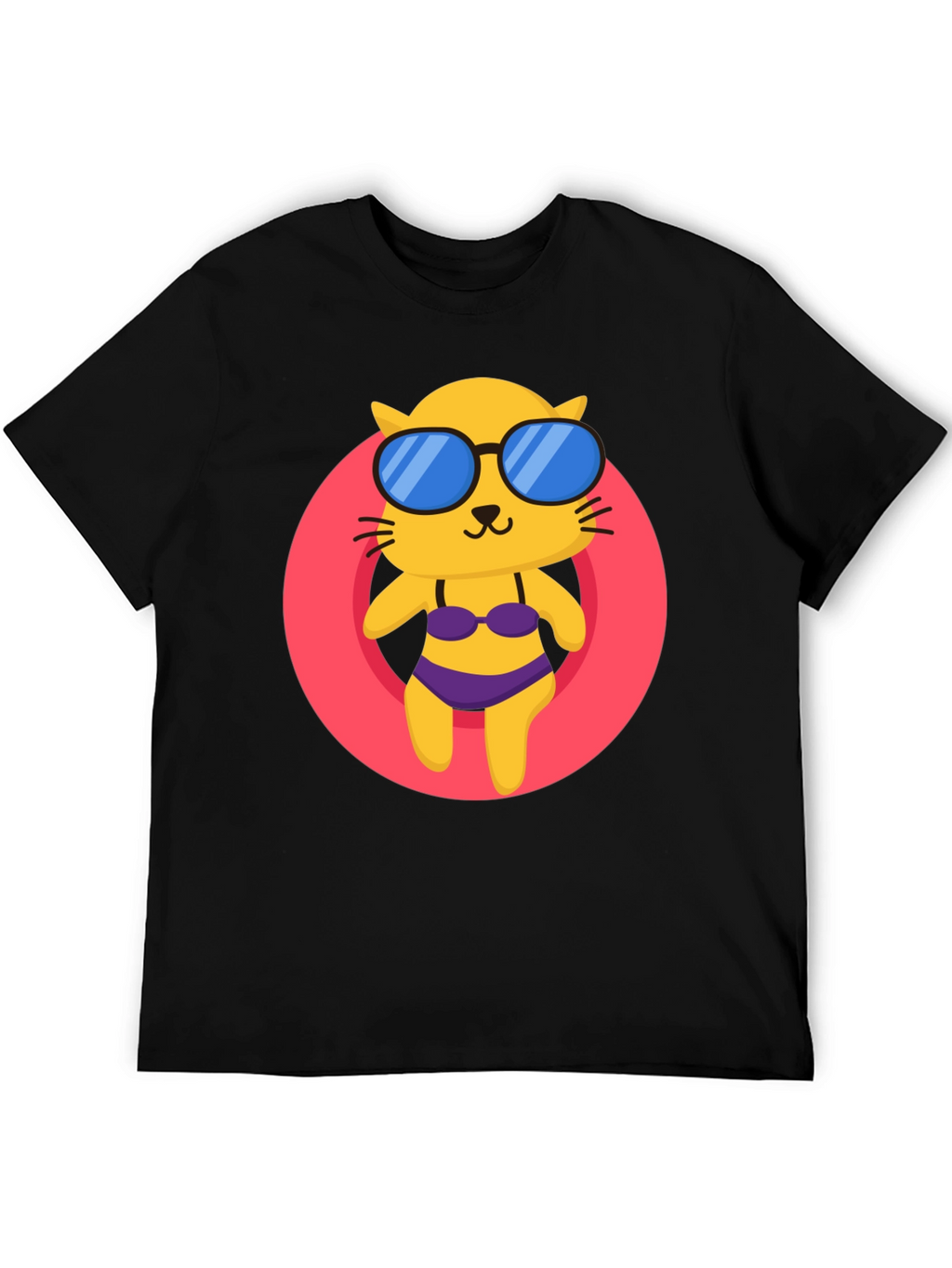 Cat in Bikini T-Shirt