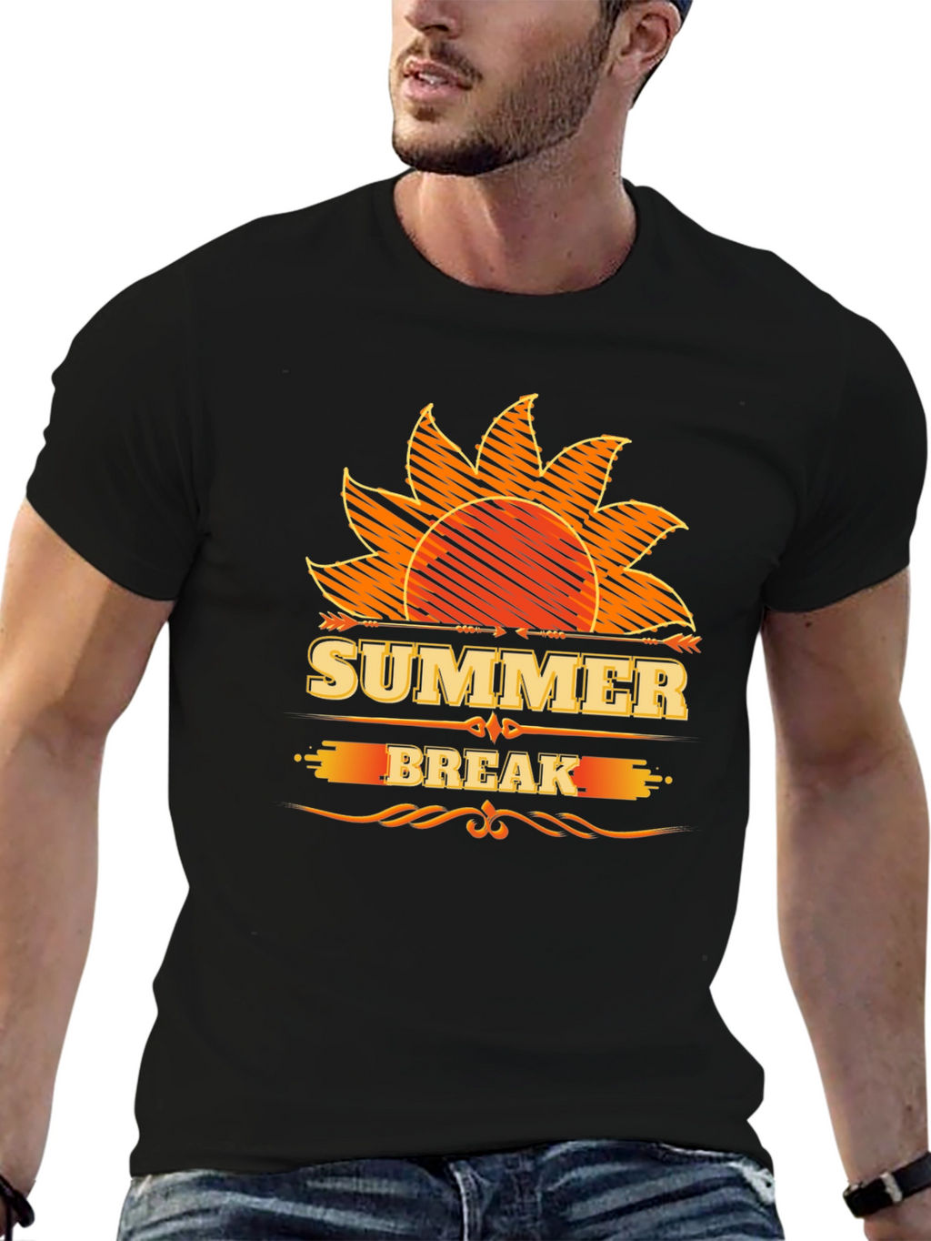 Summer Break T-Shirt - Sun Graphic Tee