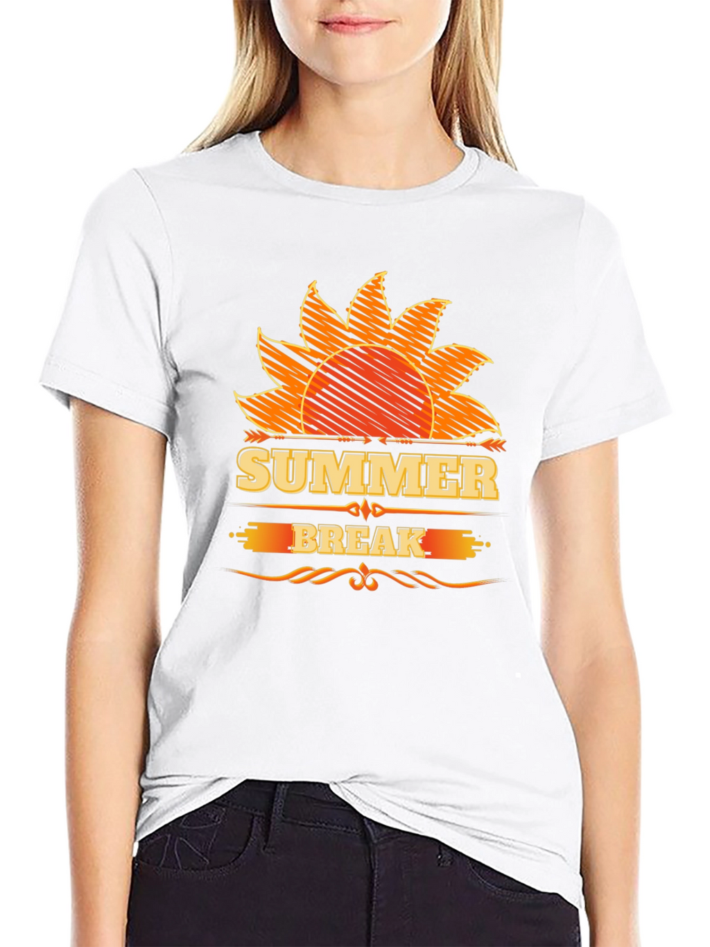 Summer Break T-Shirt - Sun Graphic Tee
