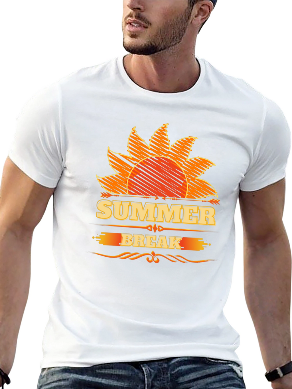 Summer Break T-Shirt - Sun Graphic Tee