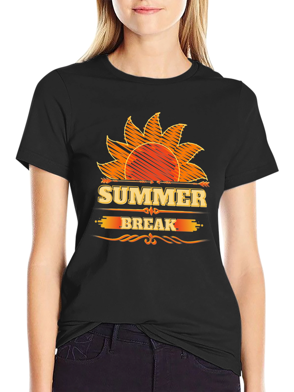 Summer Break T-Shirt - Sun Graphic Tee