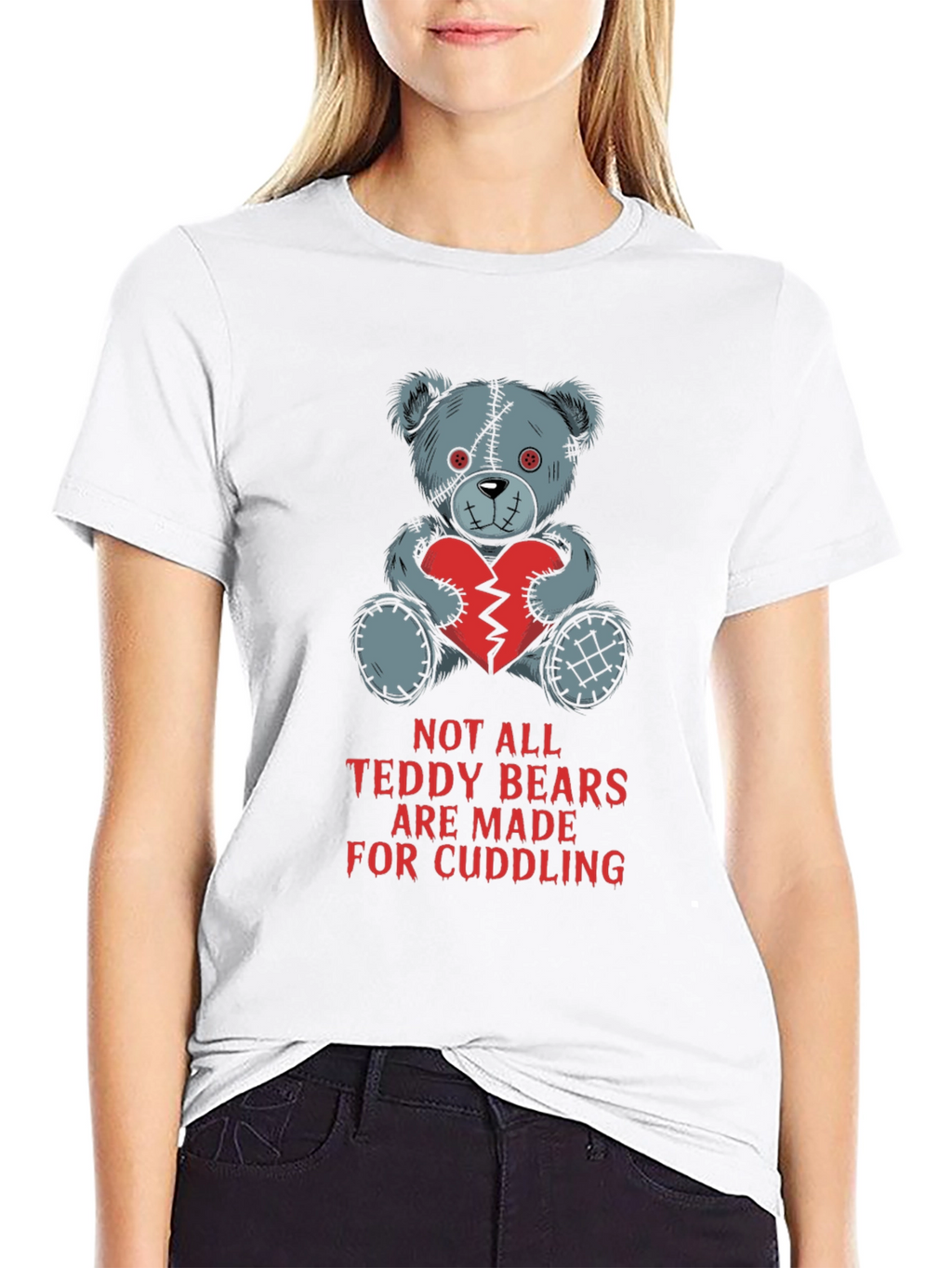 Edgy Teddy Bear T-Shirt - Not for Cuddling
