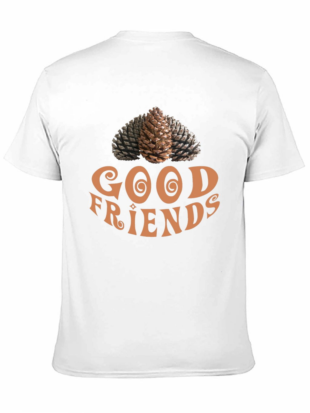 Good Friends Pine Cone Graphic Tee