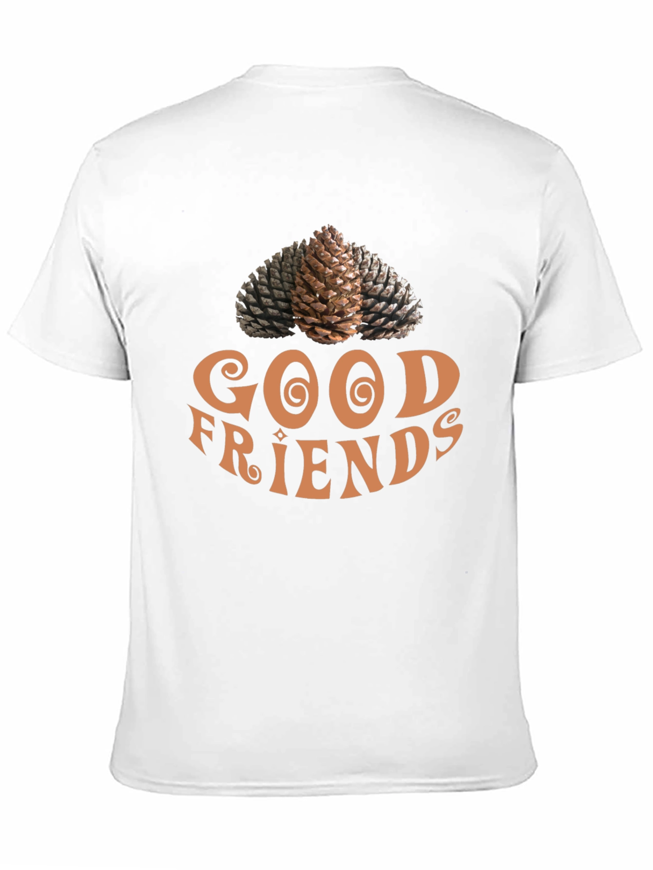 Good Friends Pine Cone Graphic Tee