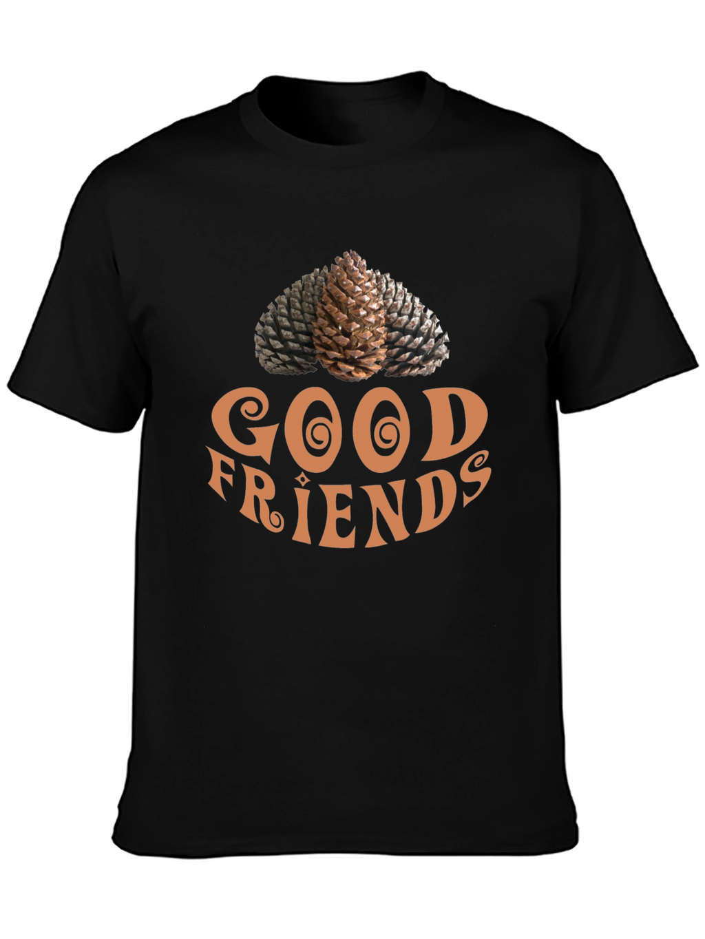 Good Friends Pine Cone Graphic Tee