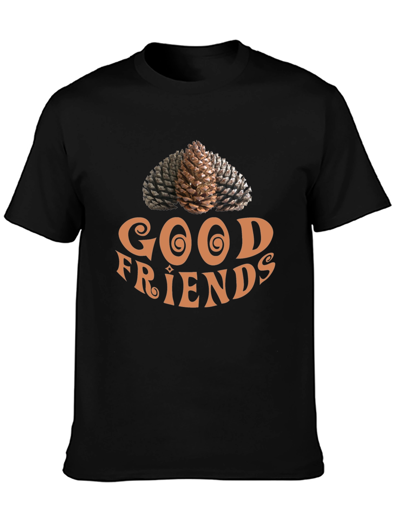 Good Friends Pine Cone Graphic Tee