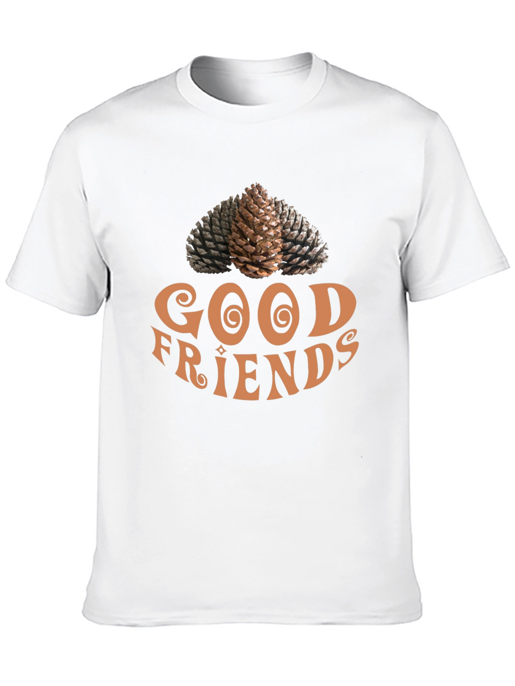 Good Friends Pine Cone Graphic Tee