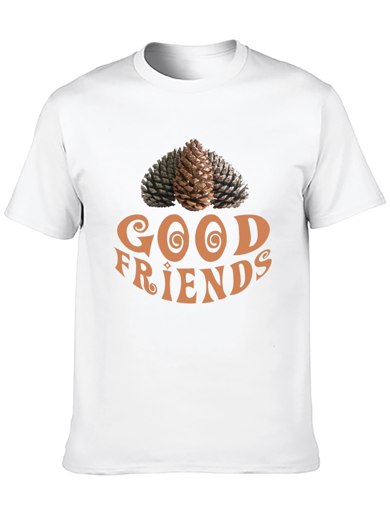 Good Friends Pine Cone Graphic Tee