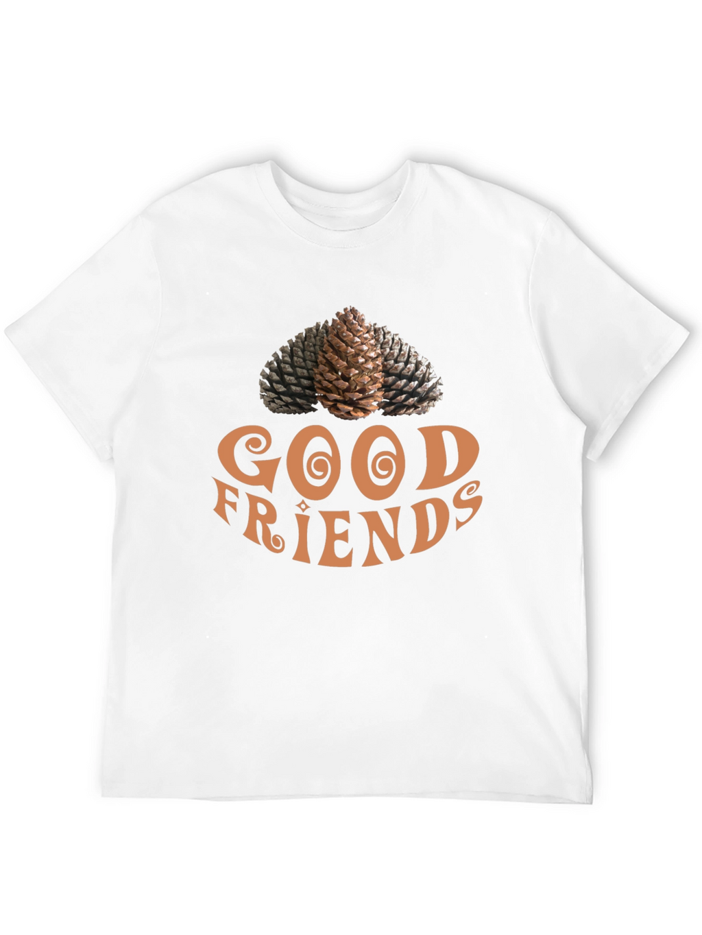Good Friends Pine Cone Graphic Tee