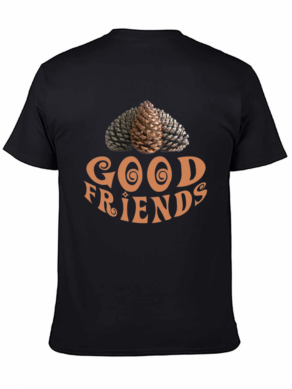 Good Friends Pine Cone Graphic Tee