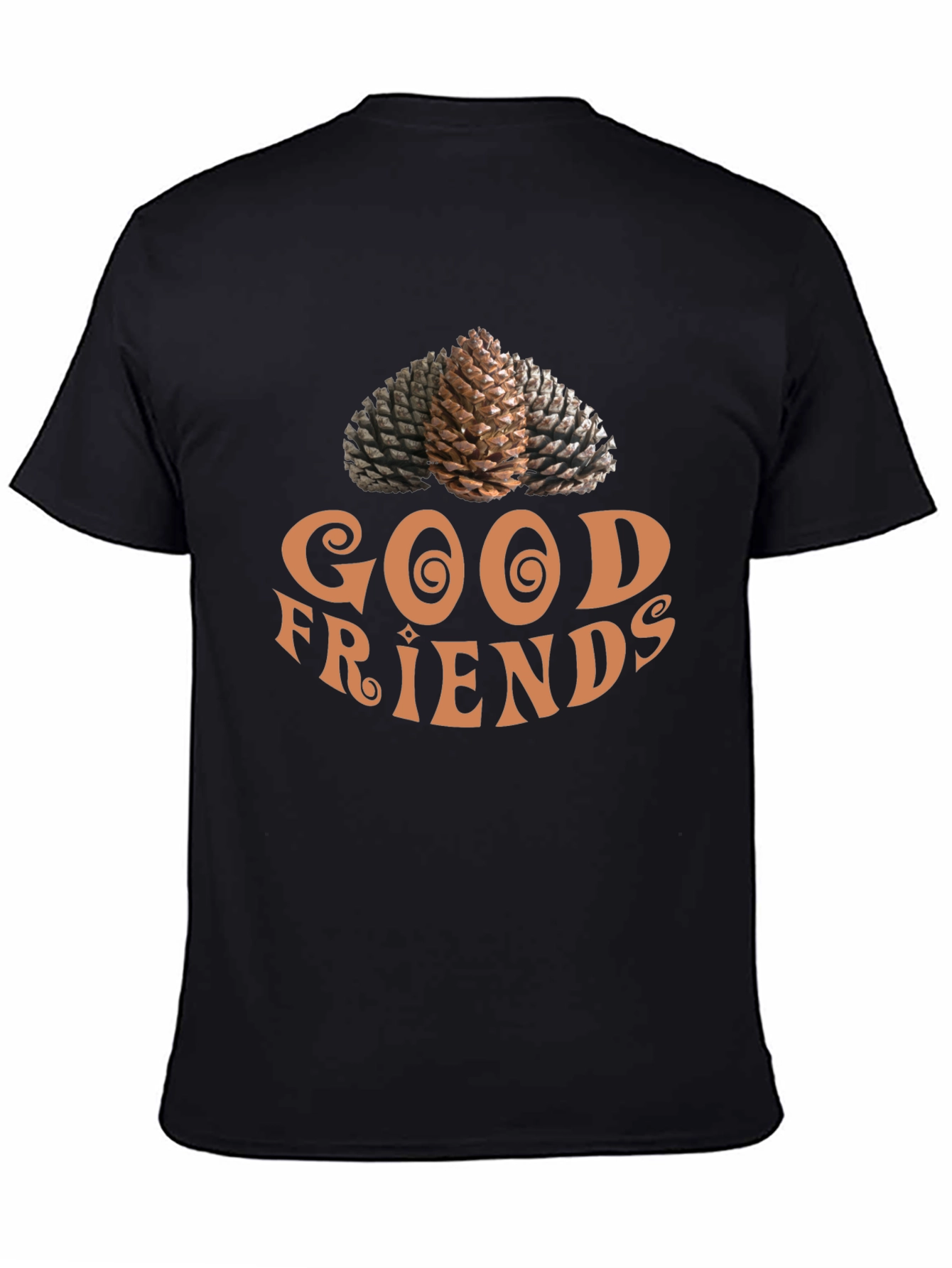 Good Friends Pine Cone Graphic Tee