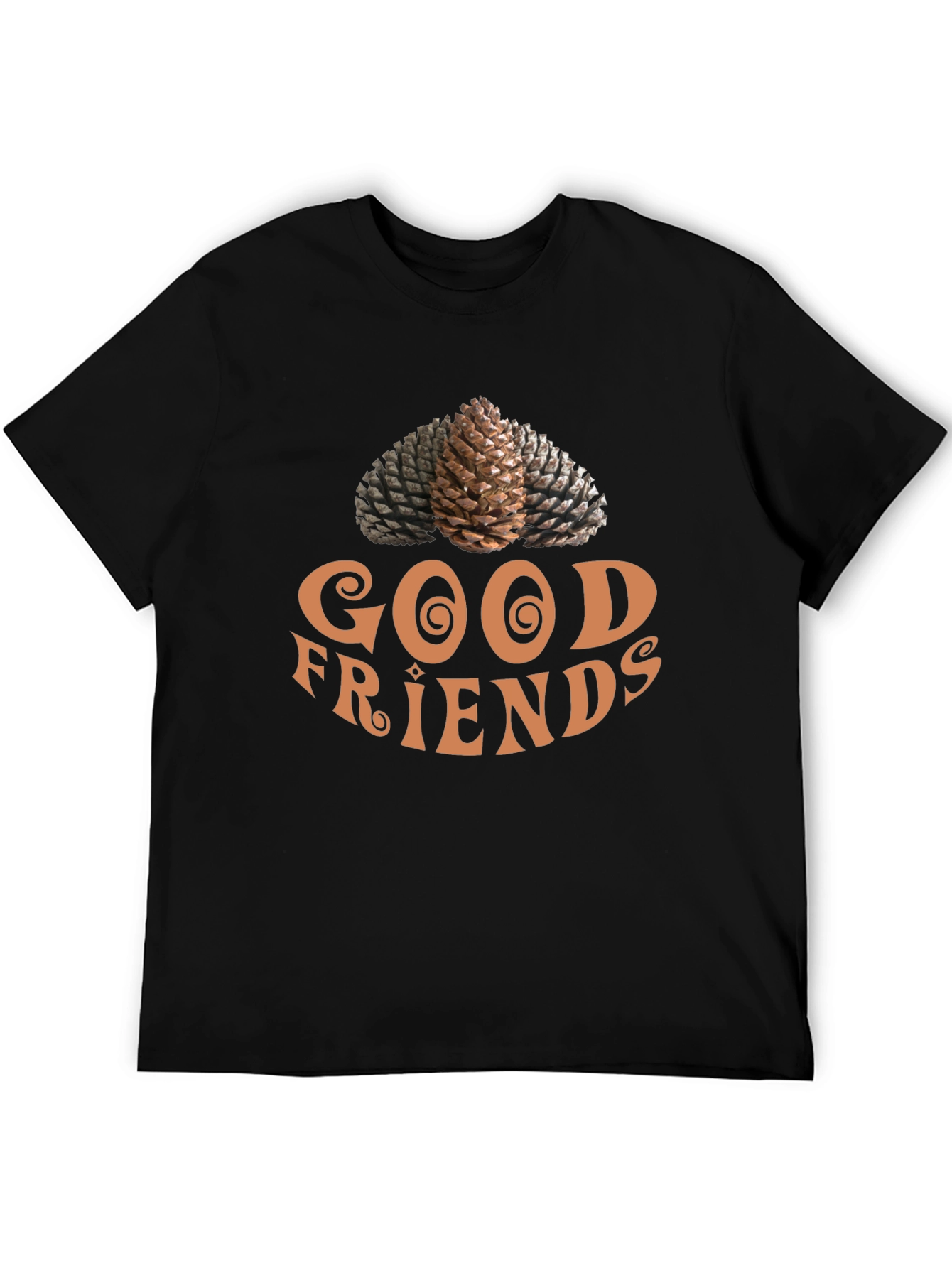 Good Friends Pine Cone Graphic Tee