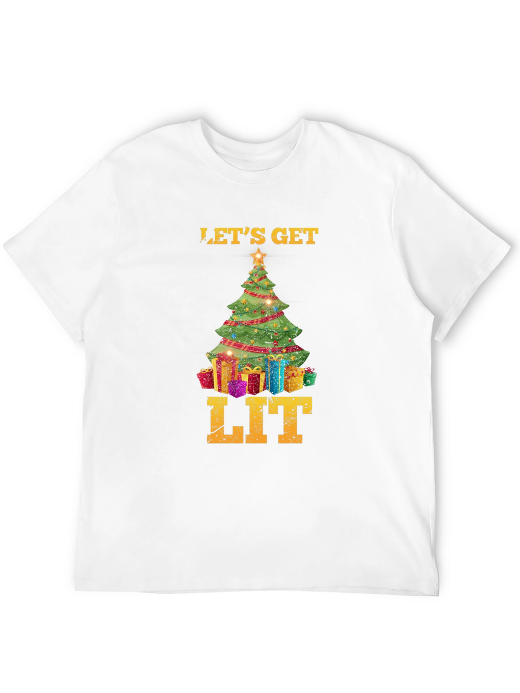 Lets Get Lit Christmas T-Shirt