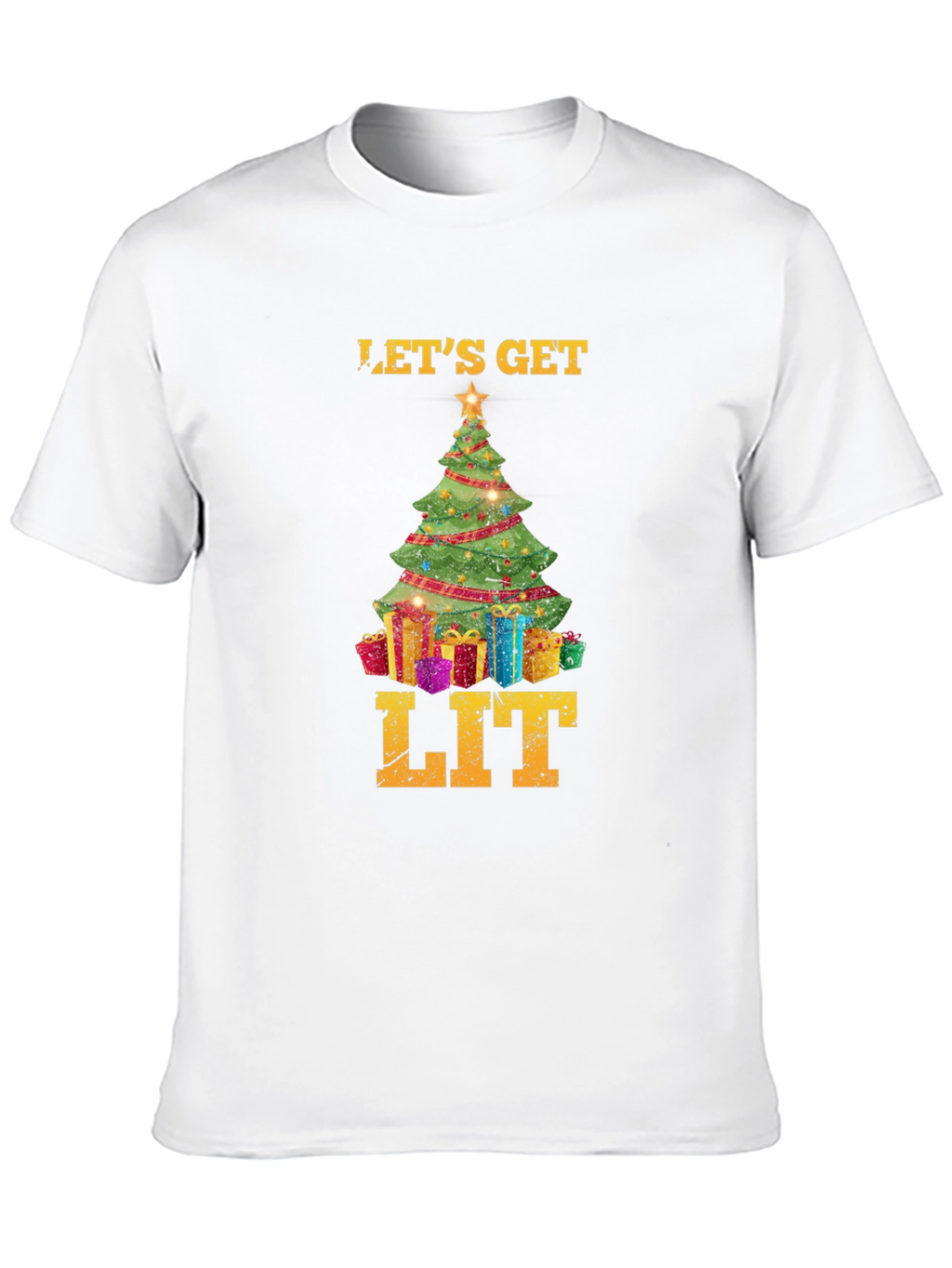 Lets Get Lit Christmas T-Shirt