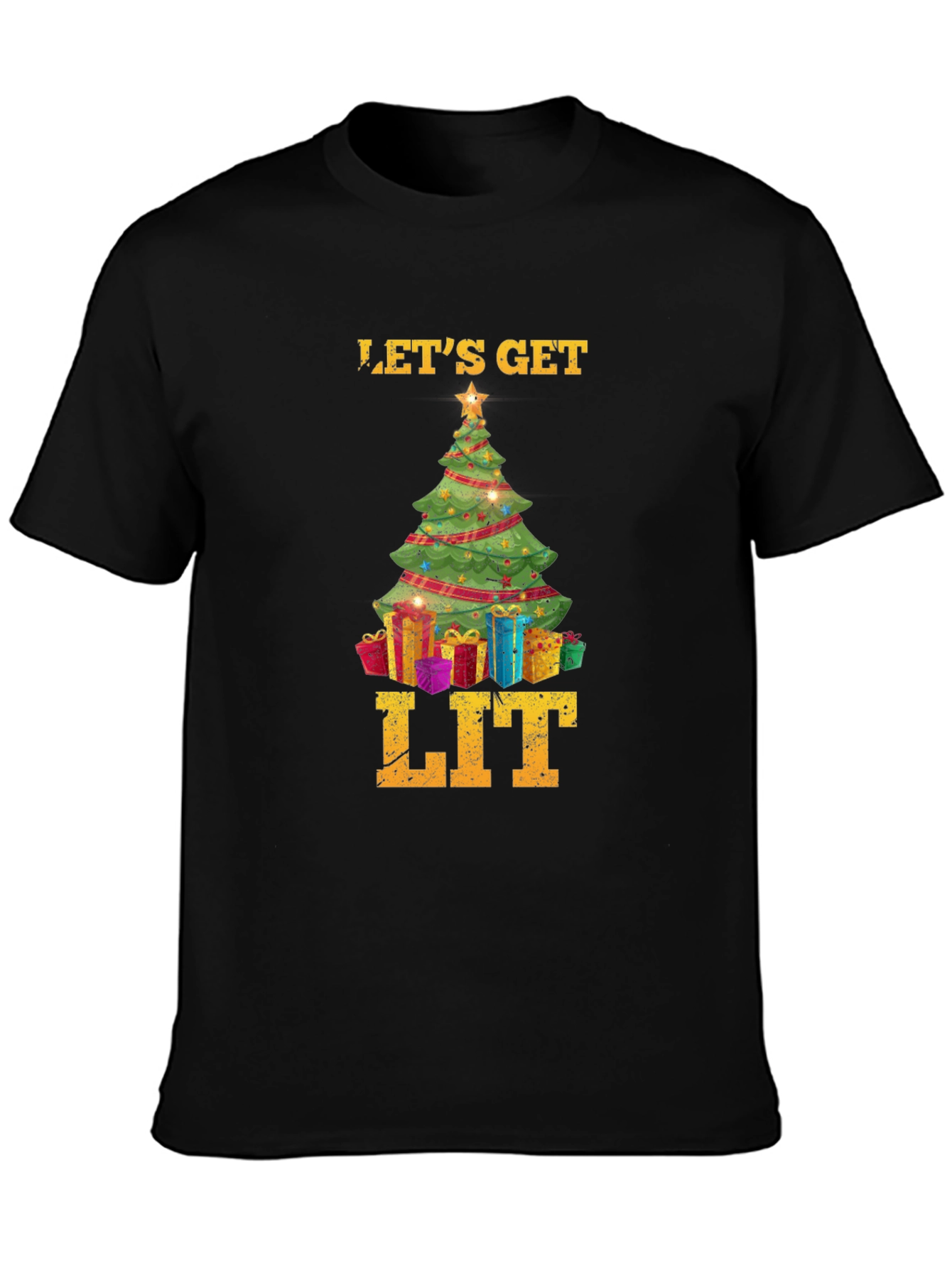 Lets Get Lit Christmas T-Shirt