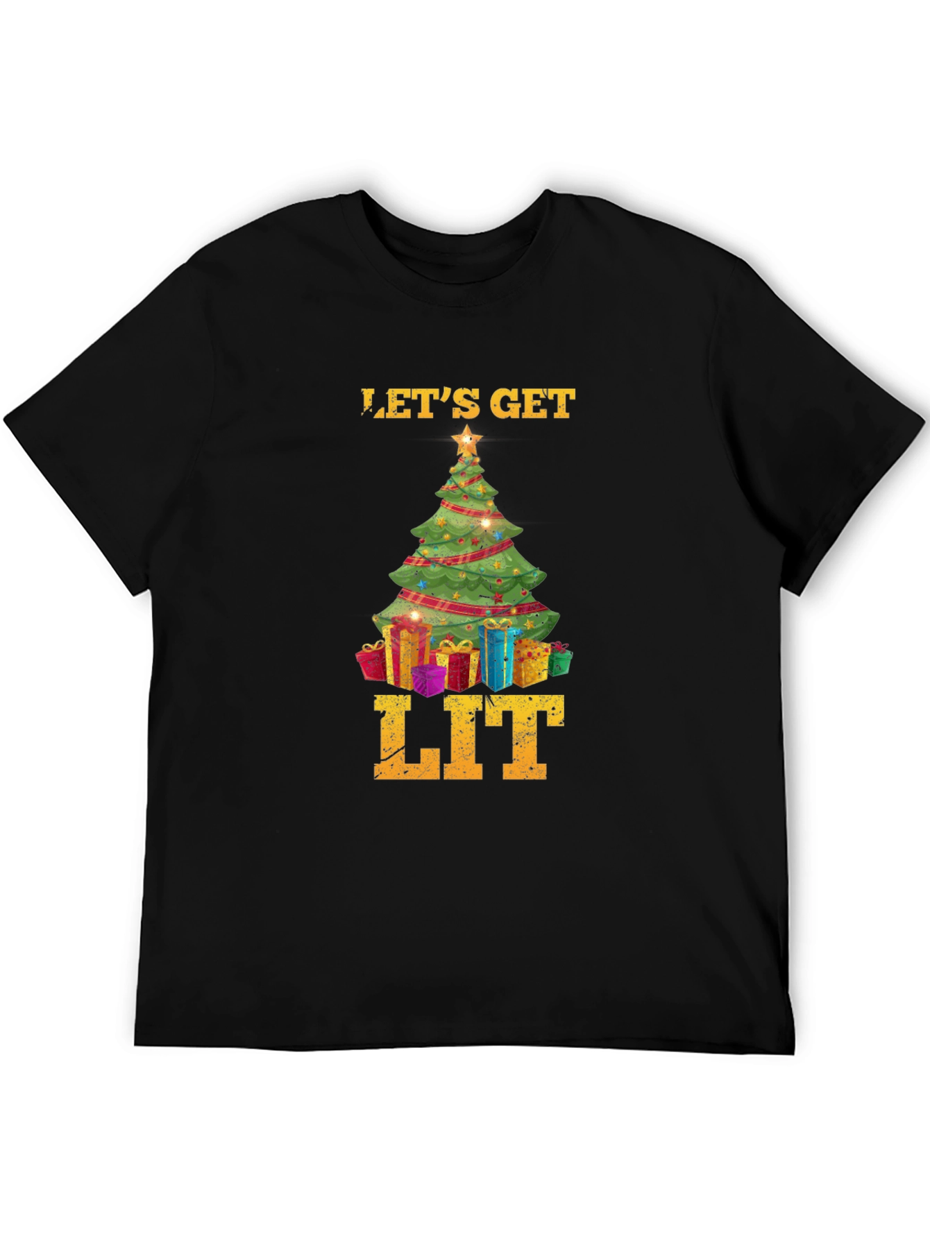Lets Get Lit Christmas T-Shirt