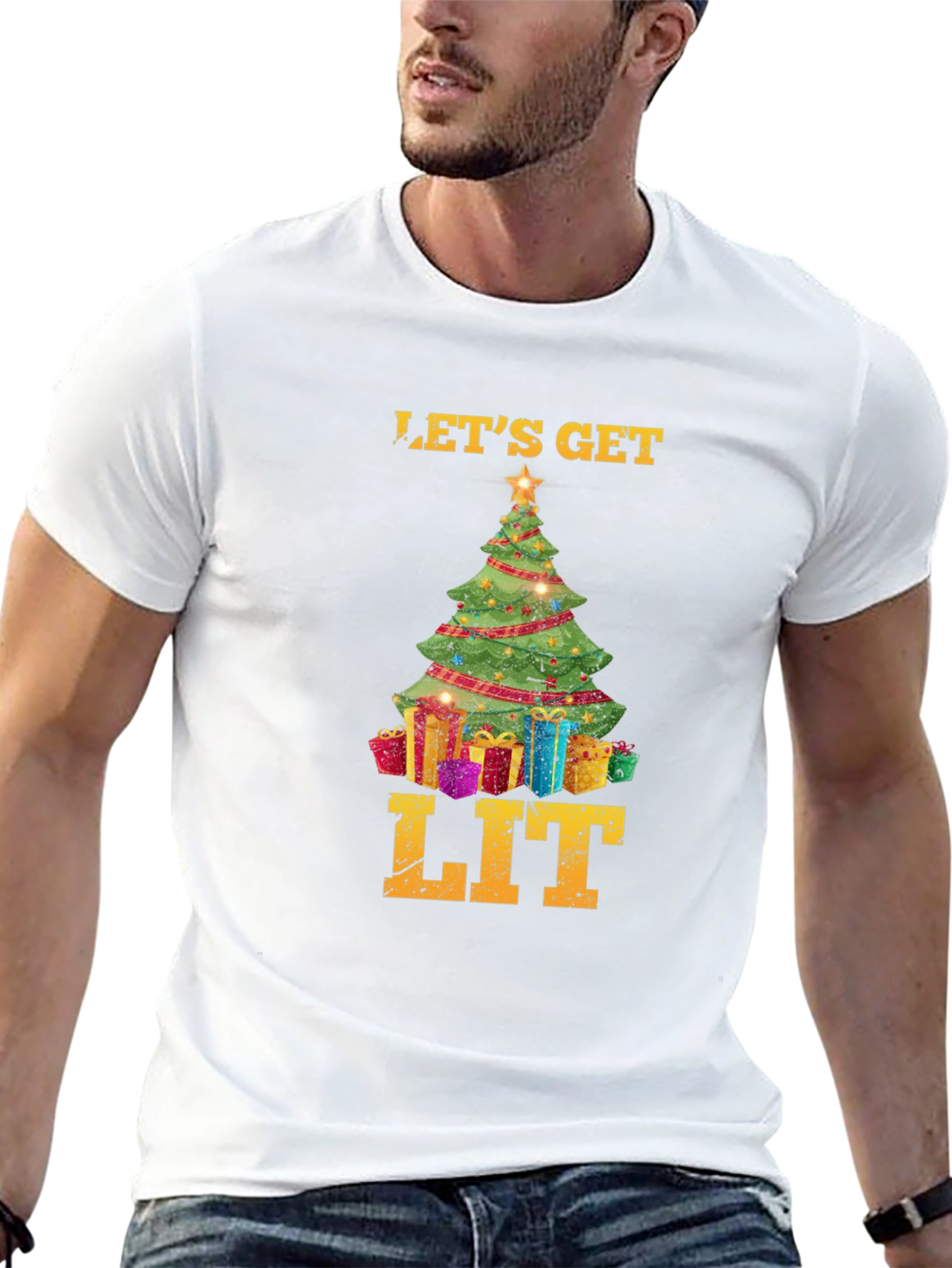 Lets Get Lit Christmas T-Shirt