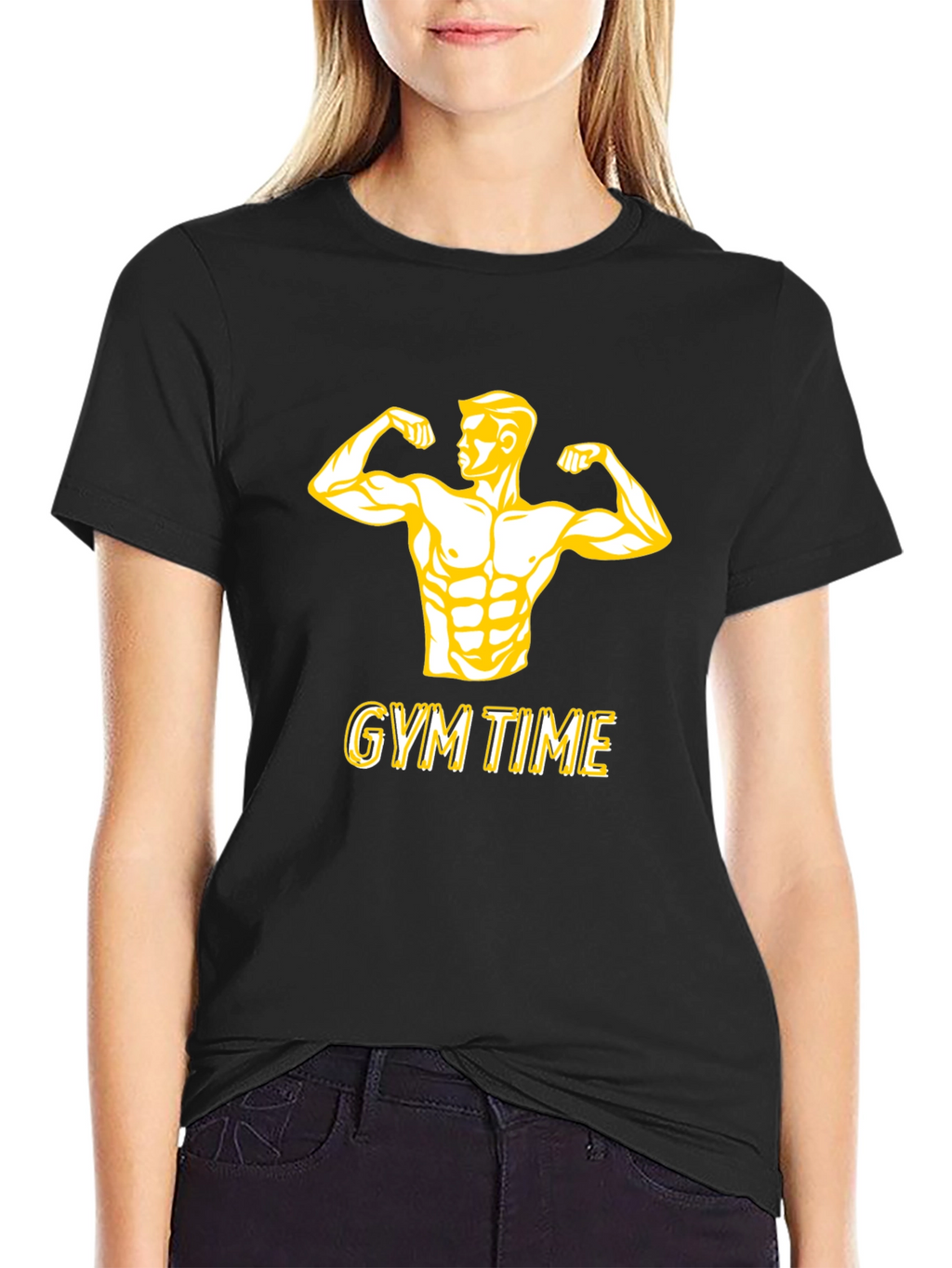Gym Time Black T-Shirt