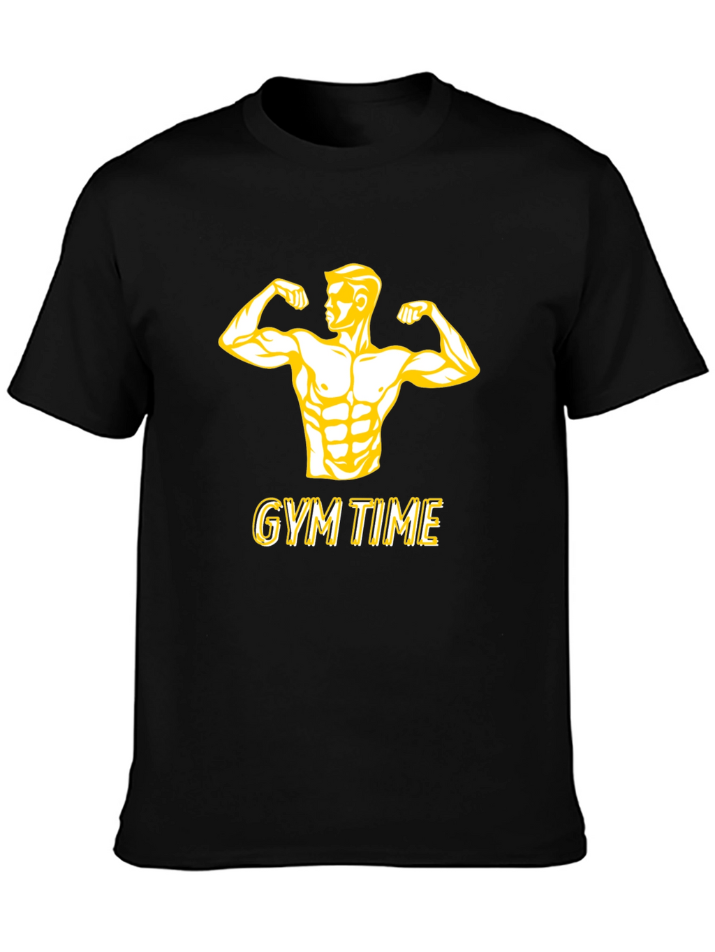 Gym Time Black T-Shirt