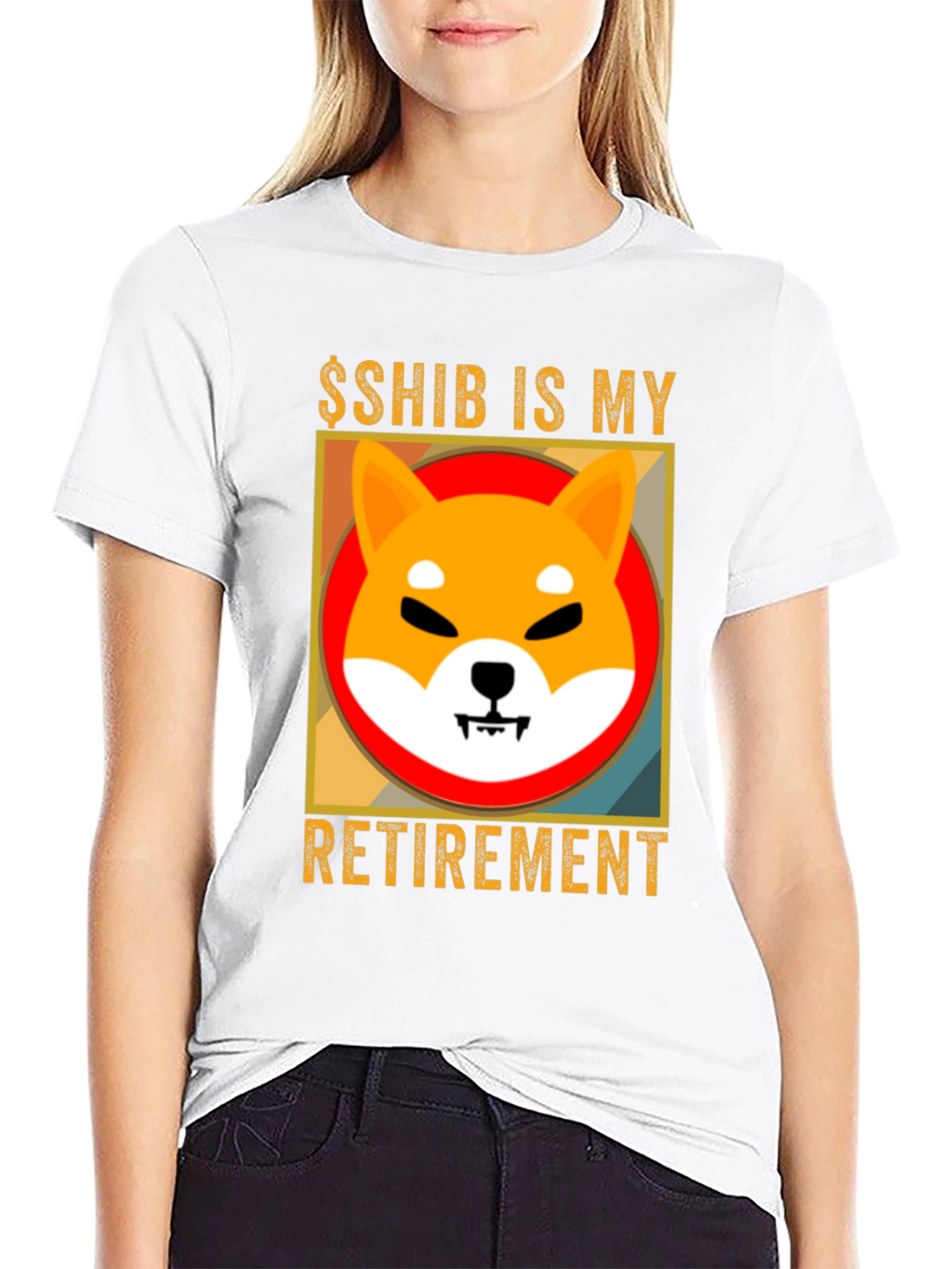 Shiba Inu Crypto Retirement T-Shirt