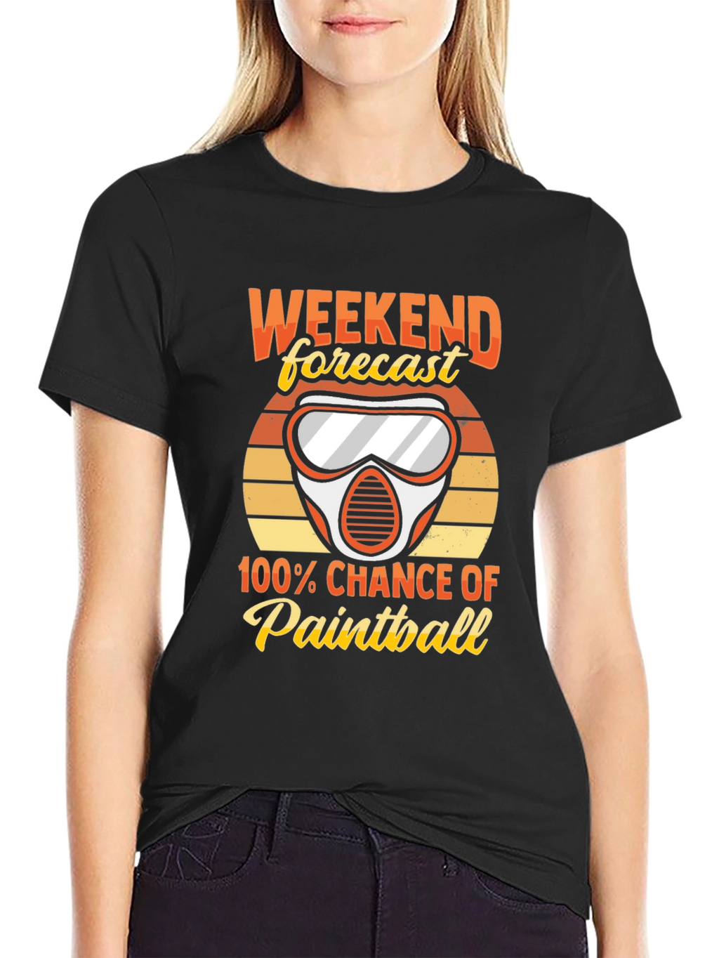 Weekend Paintball Forecast T-Shirt - Gamer Tee