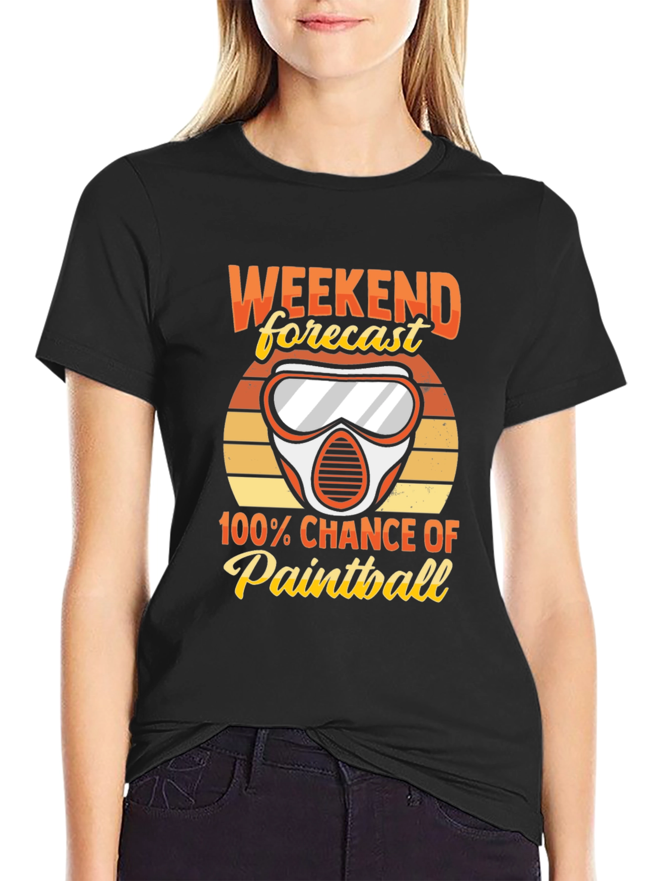 Weekend Paintball Forecast T-Shirt - Gamer Tee