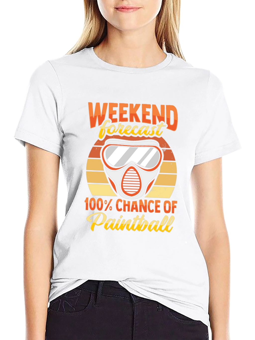 Weekend Paintball Forecast T-Shirt - Gamer Tee