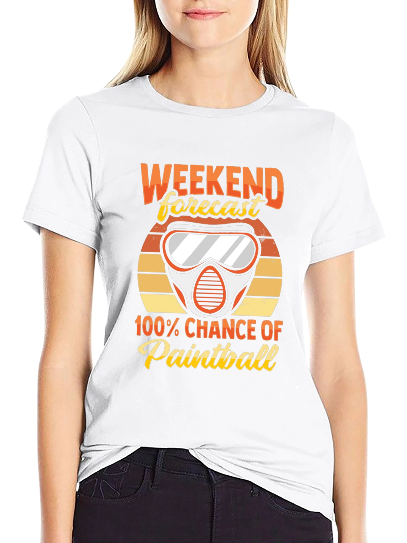Weekend Paintball Forecast T-Shirt - Gamer Tee