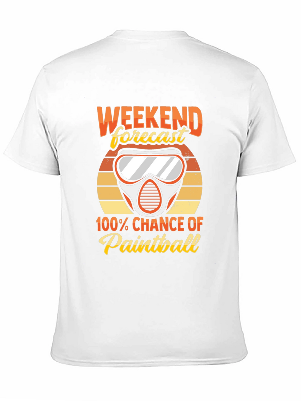 Weekend Paintball Forecast T-Shirt - Gamer Tee