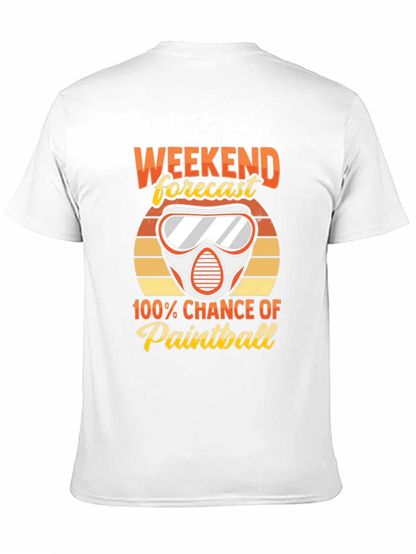 Weekend Paintball Forecast T-Shirt - Gamer Tee