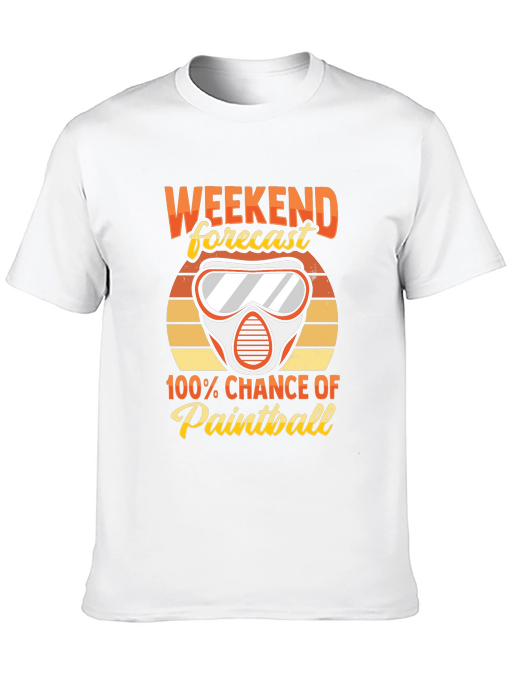 Weekend Paintball Forecast T-Shirt - Gamer Tee