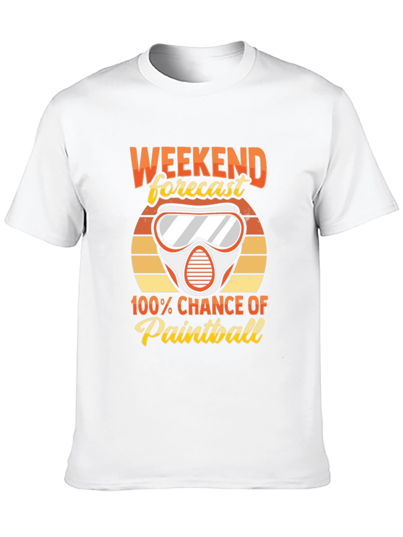 Weekend Paintball Forecast T-Shirt - Gamer Tee