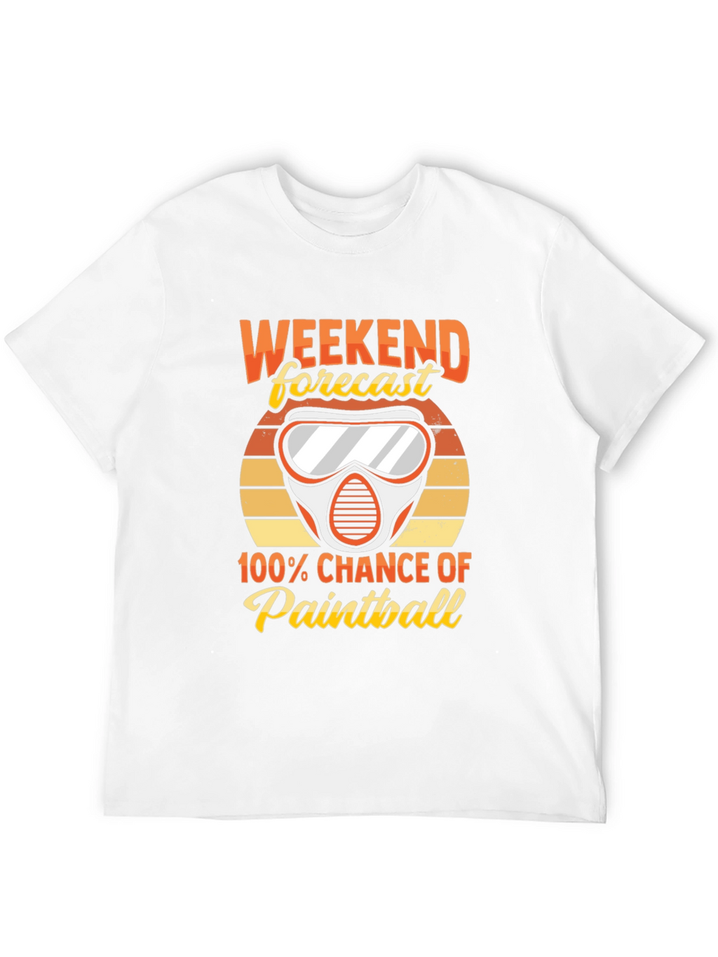 Weekend Paintball Forecast T-Shirt - Gamer Tee