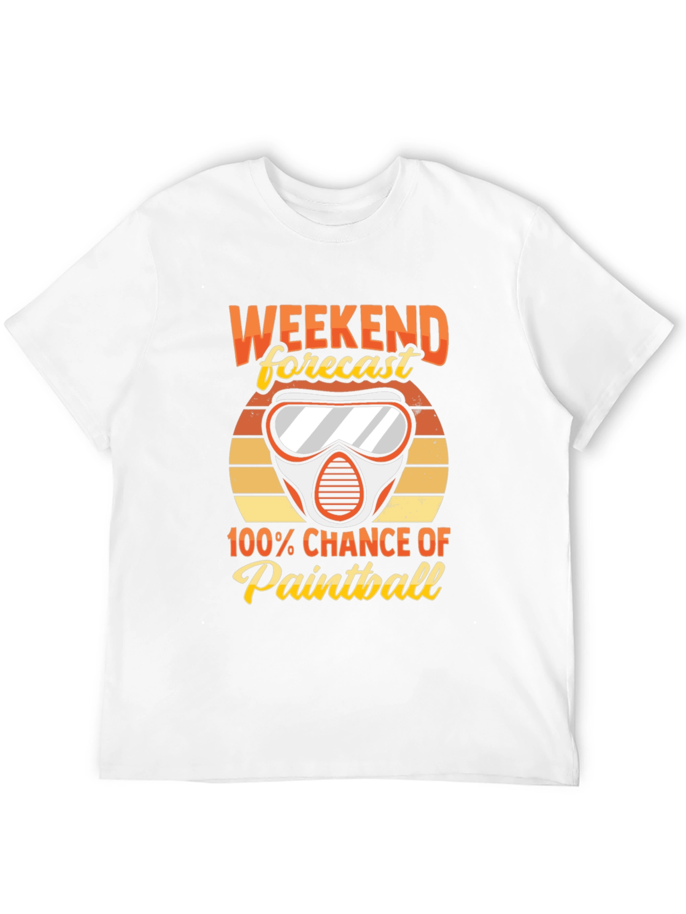 Weekend Paintball Forecast T-Shirt - Gamer Tee