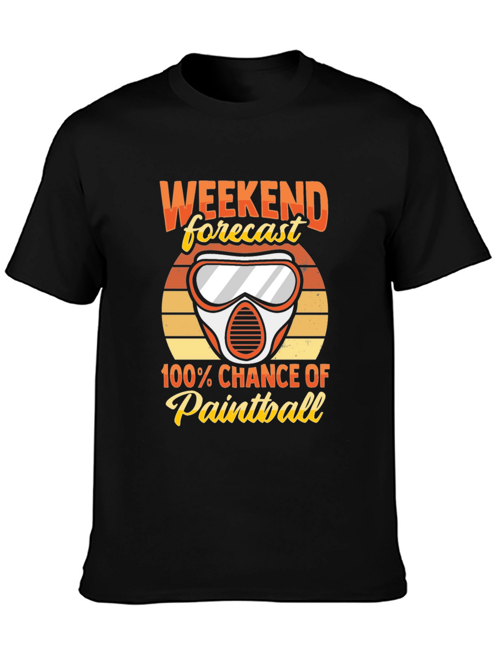Weekend Paintball Forecast T-Shirt - Gamer Tee