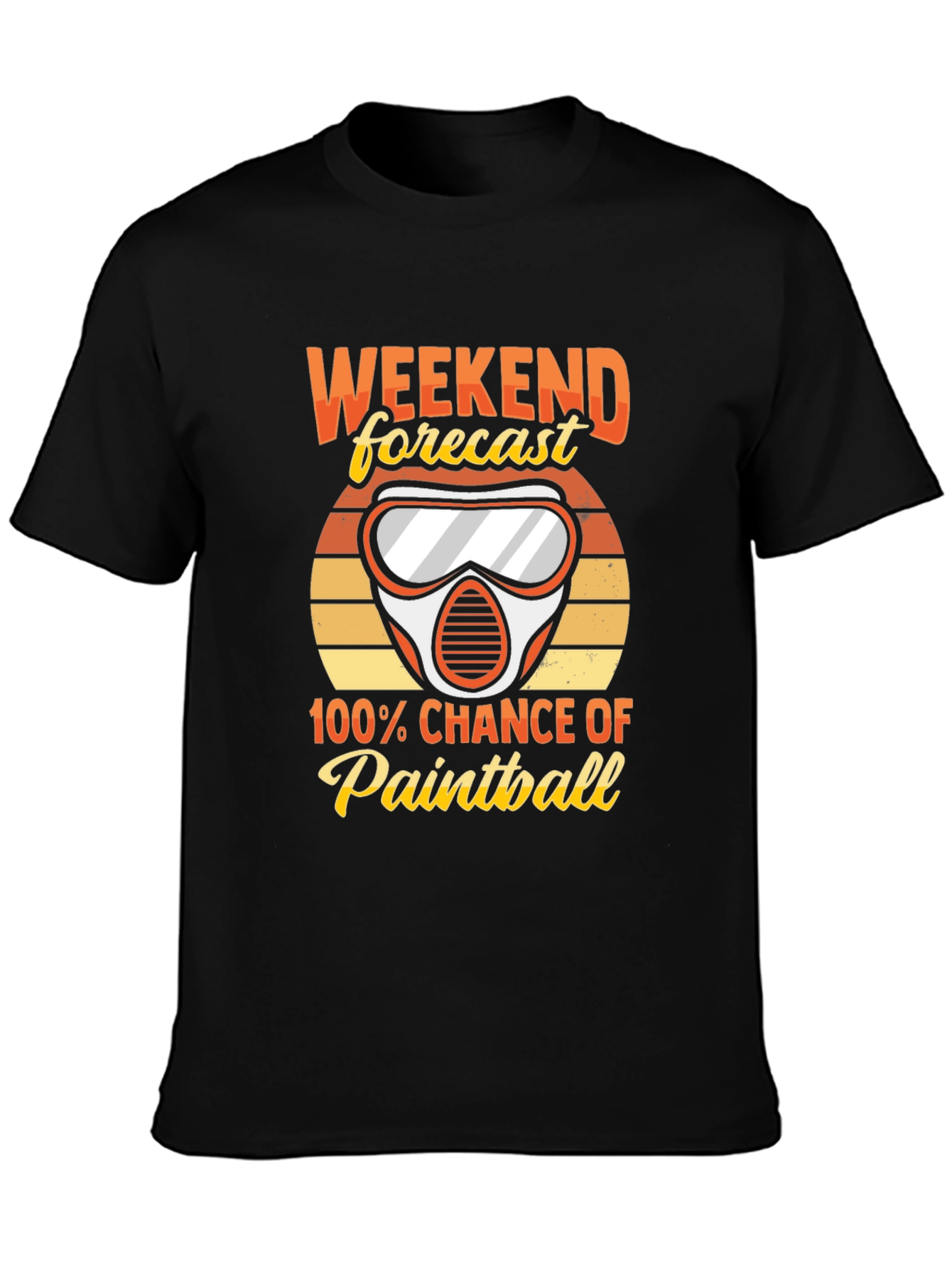 Weekend Paintball Forecast T-Shirt - Gamer Tee