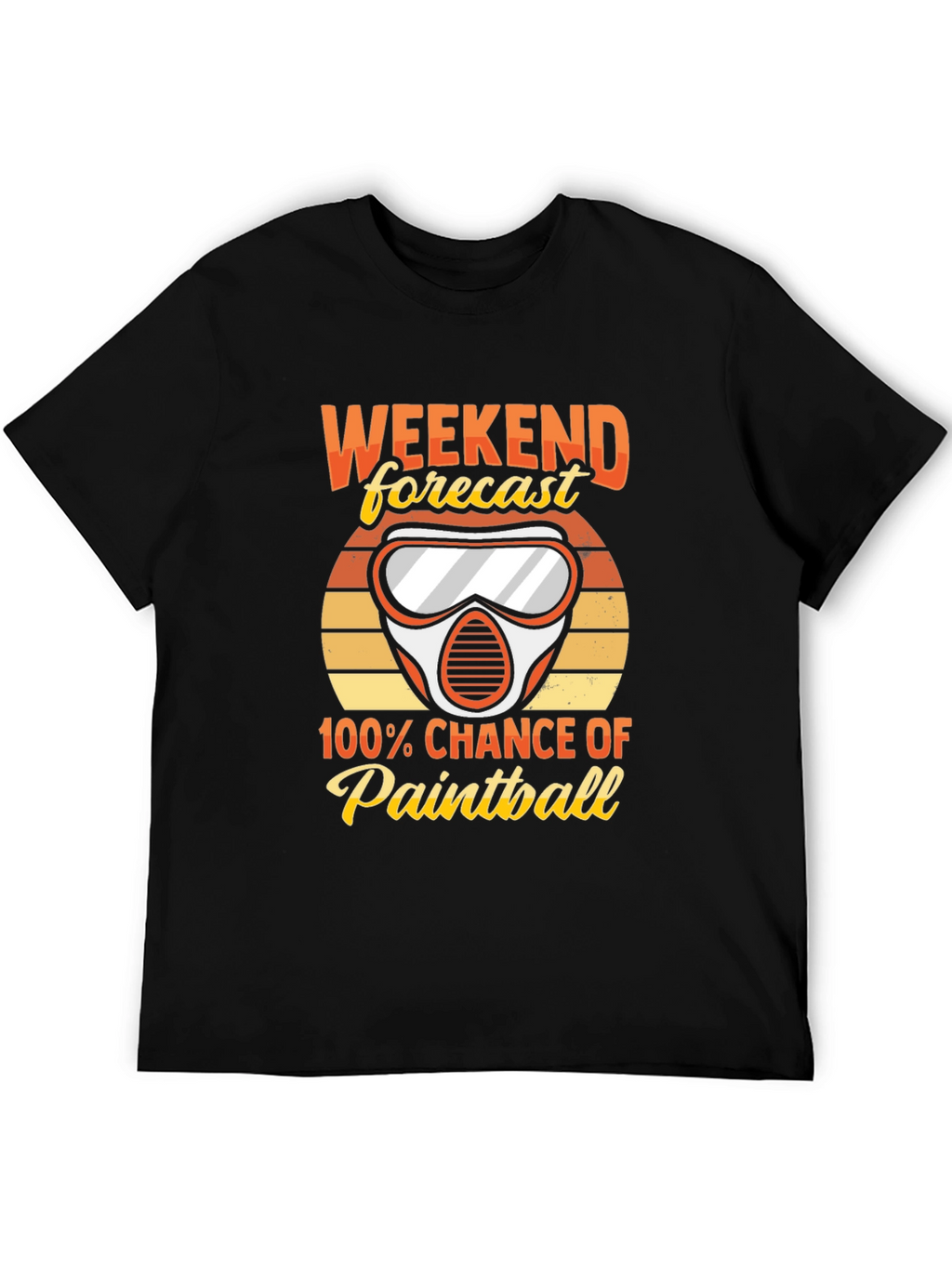 Weekend Paintball Forecast T-Shirt - Gamer Tee