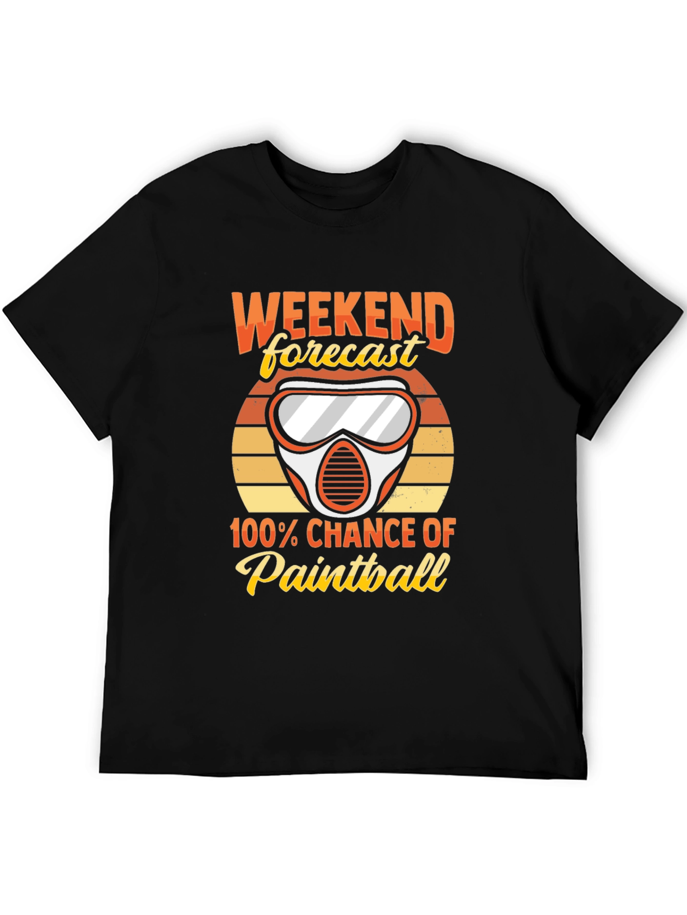 Weekend Paintball Forecast T-Shirt - Gamer Tee