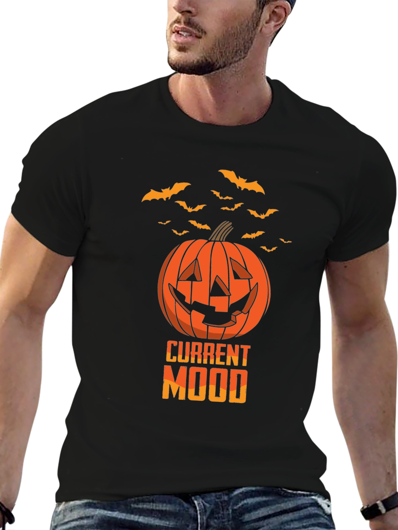 Halloween Current Mood Graphic Tee
