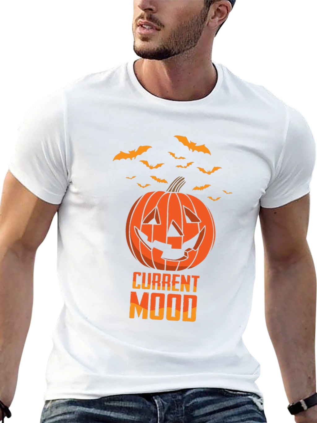 Halloween Current Mood Graphic Tee