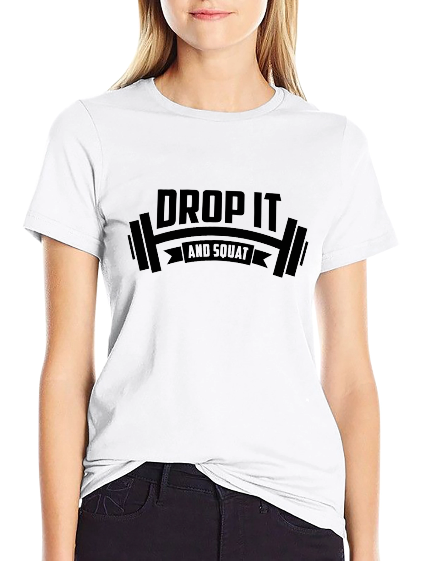 Drop It And Squat Black T-Shirt