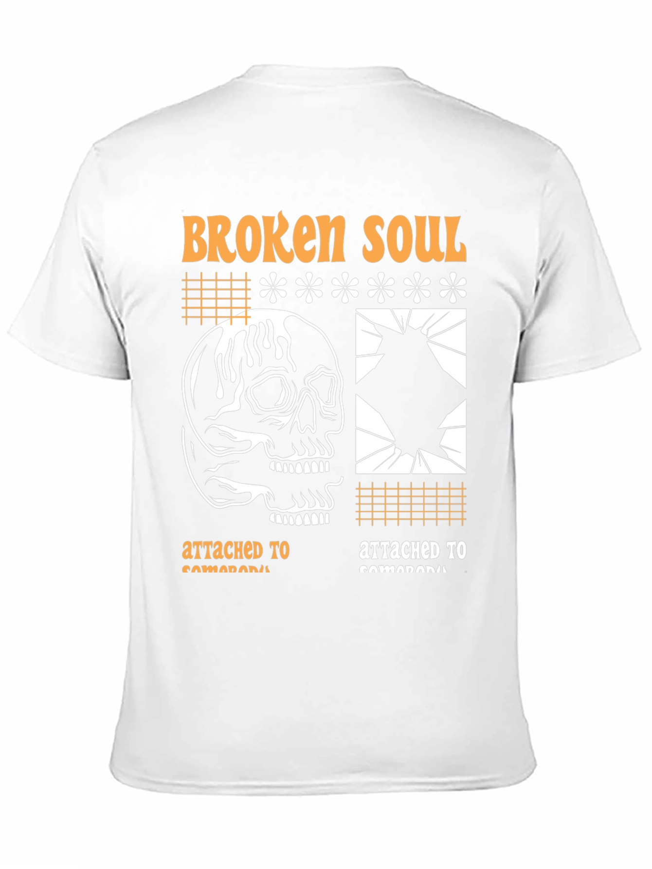 Broken Soul Graphic Print T-Shirt