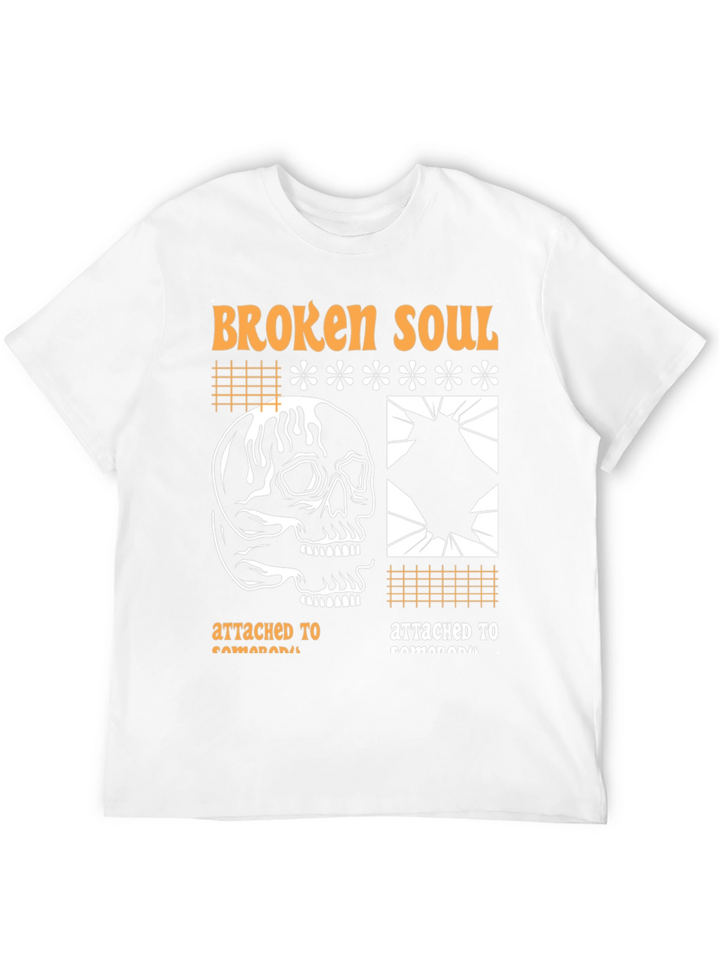 Broken Soul Graphic Print T-Shirt